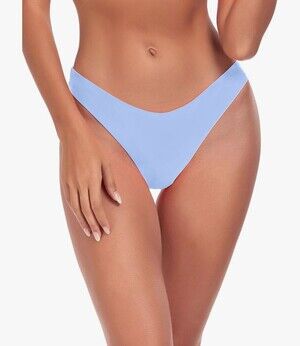 RELLECIGA Cheeky Bikini Bottom Medium Light Blue Swimwear Bathing Suit Bottoms